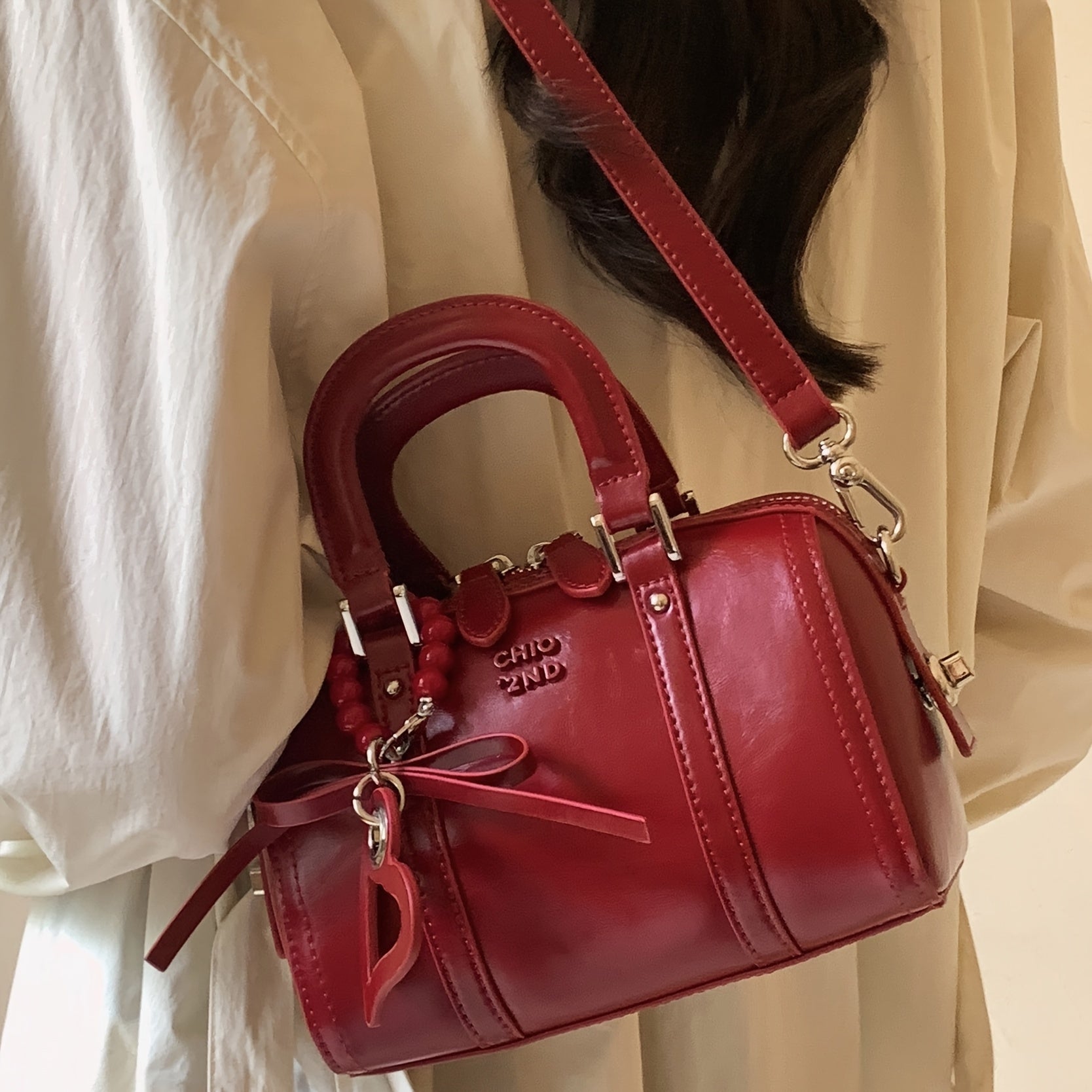 Red Boston Bag (Copy)