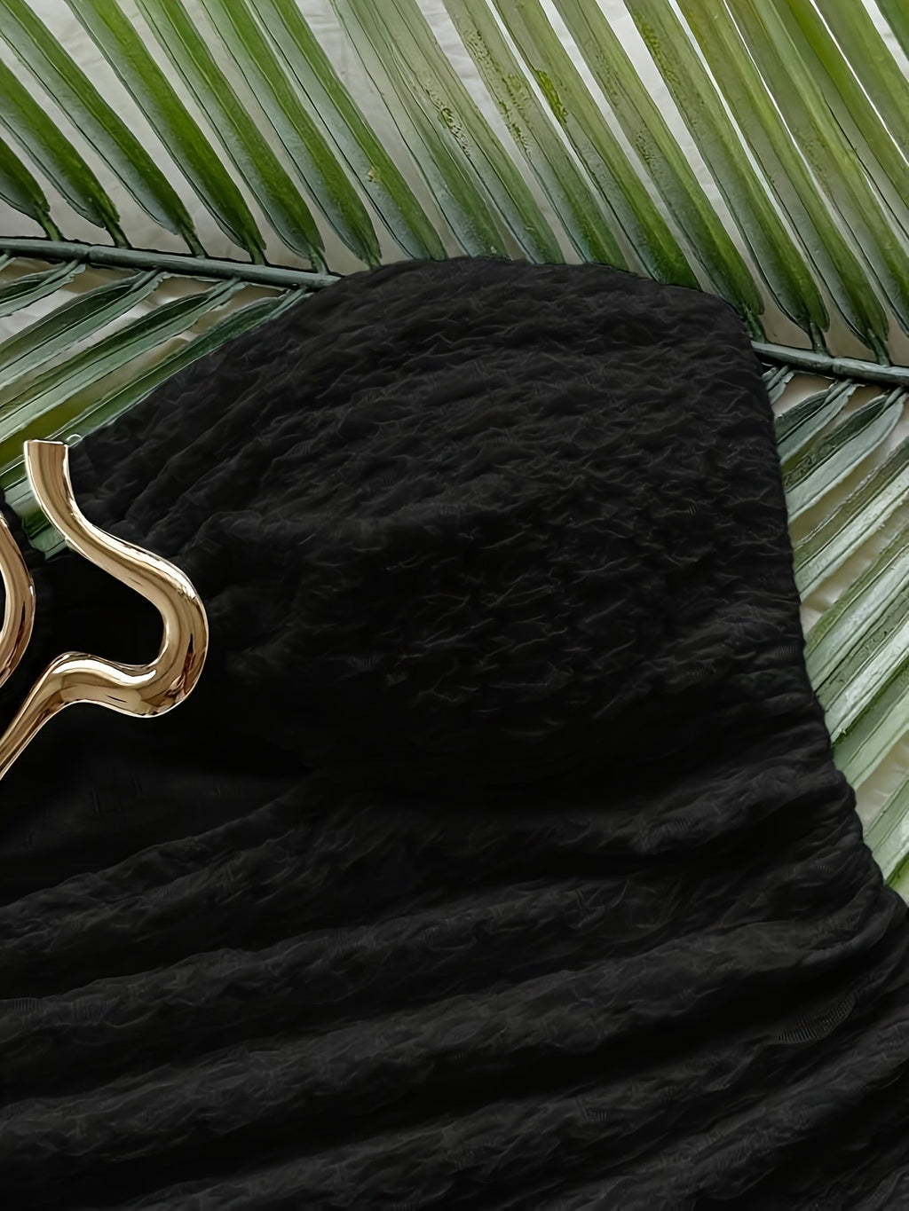 Strapless Top with Heart-Shaped Metal Front Closure