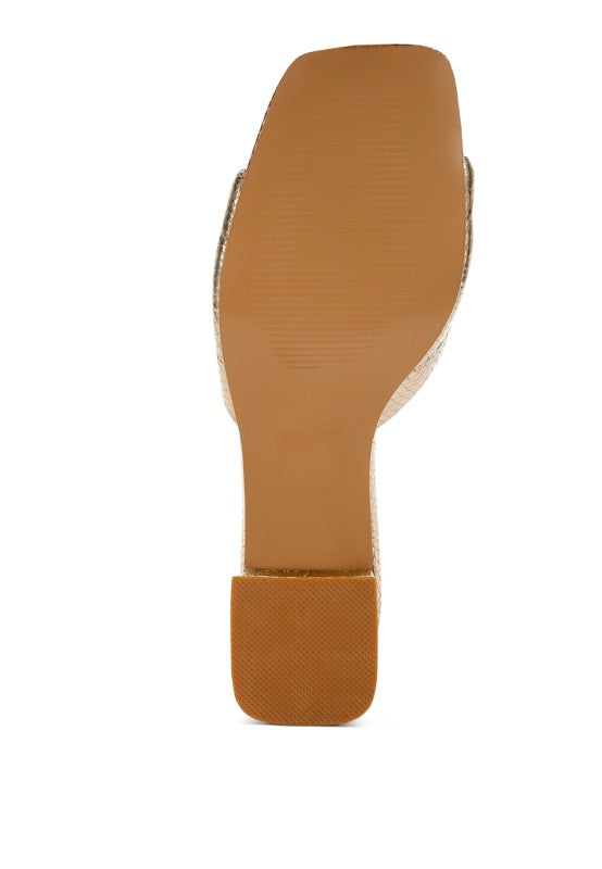 Bellamy Horsebit Detail Snake Print Sandals (Copy)