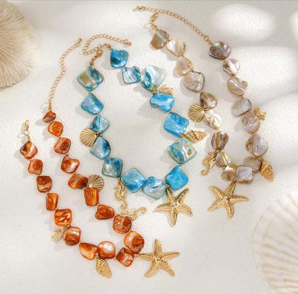 Vintage large starfish necklace
