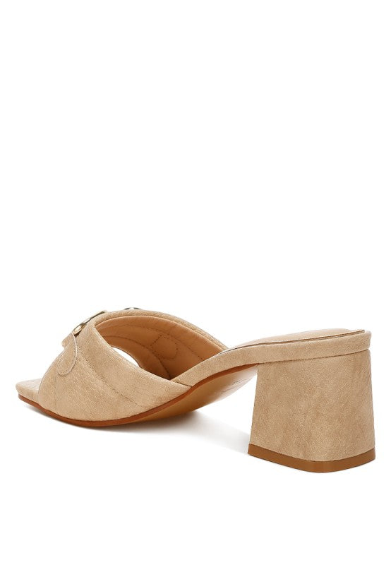 Bellamy Horsebit Detail Snake Print Sandals (Copy)